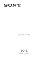 Sony Xperia Sola User guide