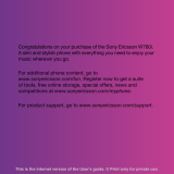 Sony Ericsson W760i User manual