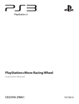 Sony PS3 PlayStation Move Racing Wheel CECHYA-ZWA1 User guide