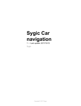 Sygic Car Navigation Operating instructions