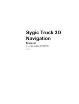 Sygic Truck 3D Owner's manual