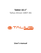 Talius Zircon 1007 3G User manual
