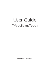 T-Mobile myTouch U8680 User manual