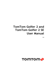 TomTom GOLFER 2 SE User manual