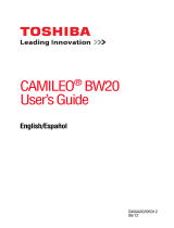 Toshiba Camileo BW20 Owner's manual