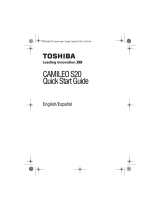 Toshiba Camileo S Series Camileo S20 Quick start guide