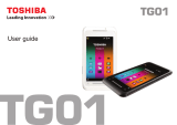 Toshiba TG 01 Operating instructions