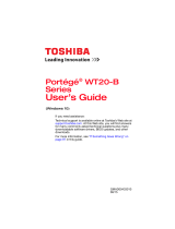 Toshiba WT20-B2100 User manual