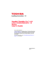 Toshiba Satellite Pro S40 Owner's manual