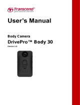 Transcend DrivePro Body 30 Owner's manual