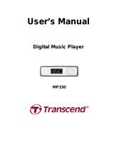 Transcend MP 330 v1.6 User manual