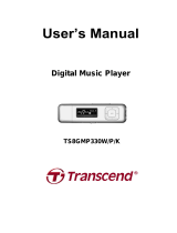 Transcend MP 330 K P W v2.3 Operating instructions