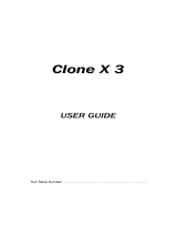 Tri-Edre Clone X 3 User guide