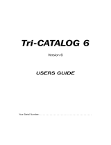 Tri-Edre Tri-Catalog 6 Operating instructions
