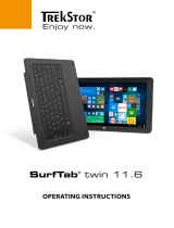 Trekstor SurfTab Twin 11.6 3G Owner's manual