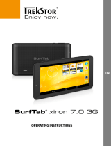 Trekstor SurfTab Xiron 7.0 3G Operating instructions