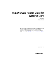 VMware Horizon Client 3.4 for Windows Store Operating instructions