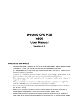 WayteQ N800 User manual