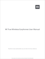 Xiaomi True Wireless Earphones User manual