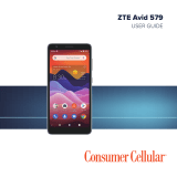 ZTE Avid 579 Consumer Cellular User guide