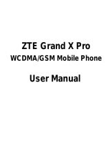 ZTE Grand X Pro User manual