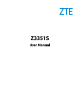 ZTE Z3351S User manual
