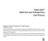 ZTE Telstra Glide T-870 User manual
