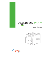 CPG PageMaster 260 User manual