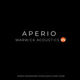 Warwick Acoustics APERIO  Quick start guide