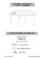 Sunjoy 169308 Installation guide