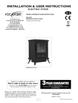 Focal Point AUGUSTA LED STOVE User manual