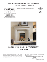 Focal Point Blenheim High Efficiency Gas Fire User manual