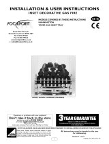 Focal Point Taper Decorative Gas Fire User manual