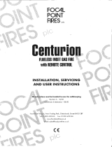 Focal Point Centurion Flueless Gas Inset Remote User manual