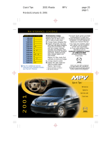 Mazda MPV Owner's manual
