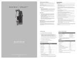 Matrix G3-S22 Owner's manual