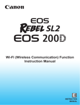 Canon EOS Rebel SL2 User manual