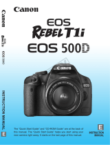 Canon EOS REBEL T1 i/EOS 500D User manual