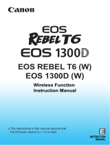 Canon EOS REBEL T6 (W) User manual