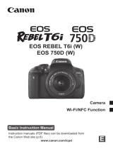 Canon EOS Rebel T6i User manual