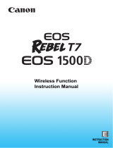 Canon EOS Rebel T7 User manual