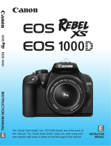 Canon EOS Rebel XS 18-55IS Kit User manual