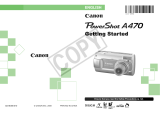 Canon PowerShot A470 Owner's manual