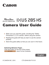 Canon PowerShot ELPH 360 HS User guide