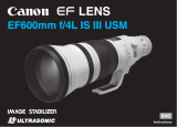Canon EF 600mm f/4L IS III USM User manual