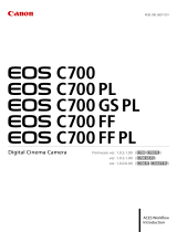 Canon EOS C700 Owner's manual