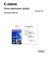 Canon Photo Application 34 User manual