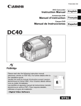Canon DC-40 User manual