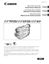 Canon ZR70 MC User manual