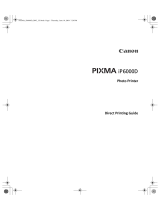 Canon PIXMA iP6000D Owner's manual